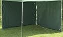 Seitenteile 2er Set f&uuml;r 3x3m PROFI Falt Pavillon gr&uuml;n