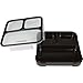 EcoBento Reusable Food Container, 28 ounce (Black)