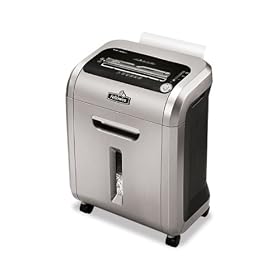 Heavy Confetti Cut Shredder Black Gray by Fellowes