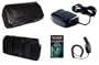 Cell Phone Accessories Bundle for AT&T Samsung Eternity SGH-A867 (Includes; Premium Leather Side Carry Case, Rapid Car Charger, Home Wall Charger, Generation X Antenna Booster)