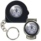 NHL Los Angeles Kings 6' Tape Measure, Key Chain & Money Clip Set