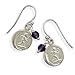 Sterling Silver Cupid Charm with Amethyst Bead title=
