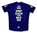 Keep Calm and Bike On Short Sleeve Cycling Jersey for Men