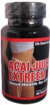 ACAI Juice Extreem - HIGH POTENCY ACAI BERRY Natural Nutrition, Energy, for Weight Loss Detox Diet 60 Caps, 1200 Mg