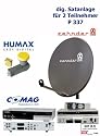 P337 dig. Satanlage 2 TN Zehnder 80 anthr., Humax Twin LNB, Comag PVR2 + Comag SL35