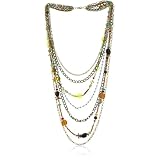 Leslie Danzis 36 Multi Colored Beaded Necklace