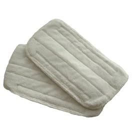 Pack x 2 X First4Spares CLEANING PADS For BLACK & DECKER. Microfibre Washable Re-Usable Hard Floor CLEANING PADS. Suitable For BLACK & DECKER FSM1600 & FSM1500 Series Steam Mops
