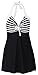 Simplicity Women's Plus Size One Piece Halter Sailor Swimsuit Cover Up Swimdress