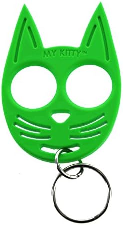 My Kitty Personal Safety Keychain Proudly Made in the USA (Lime Green)