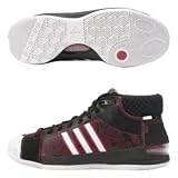 adidas Men's TS Pro Model Player Basketball Shoe,Black/White/Red,11 M