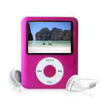 Childrens Toyshop  Computer : 4GB AudioTech Square 1.8" TFT MP3/MP4/Video Player - Pink