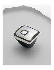 Resin Ring In 92.5 Sterling Silver