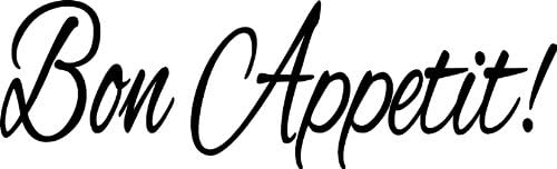 Bon Appetit - Style 1 - Vinyl Wall Decal