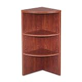 Review ALERA  / Valencia Series End Cap Upper Bookcase, Medium Cherry, 15w x 15d x 36h