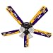 LSU Fighting Tigers College 52 Ceiling Fan w/five blades & light kit (NEW!)
