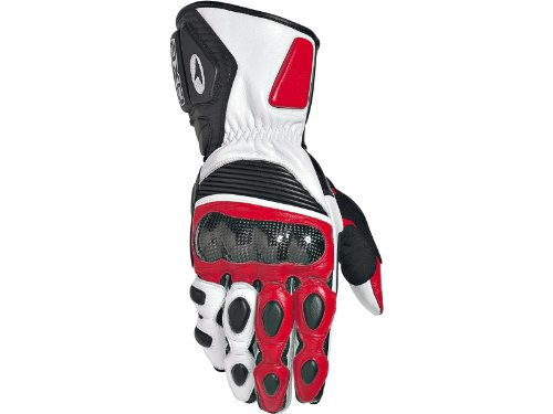 Axo MS4L0005 Handschuhe KR8, schwarz-weiss-rot-S Preisvergleich