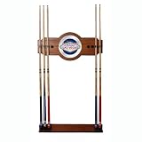 Las Vegas 2 piece Wood and Mirror Wall Cue Rack