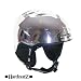 Hardnutz Auto Chrome Snow Helmet.  This shiny beast has been dipped in chrome and finished to a high standard making it less prone to chipping or tarnishing than vacuum chromed helmets.  All fully tested and certified to CE EN-1077:2007.
