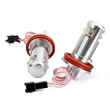 6W H8 Headlight LED Marker Angel Eye Light Lamp Halo Rings Bulbs For BMW 08-11... by PH