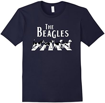 Men's "The Beagles" Stylized T-Shirt XL Navy