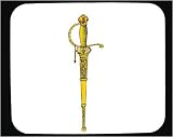 Mouse Pad with Italy, blade, sword, gold, Europe, tool, traditional, sharp, weapon
