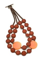 Counterpoint Necklace in Terra Cotta