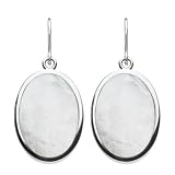 Image of Kit Heath Sterling Silver 5014Mp Ladies Mother Of Pearl Drops