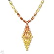 Necklace With 55.70ctw Precious Stones - Genuine Diamonds and Sapphires in 14K White Gold. Total item weight 52.80g Length 19in