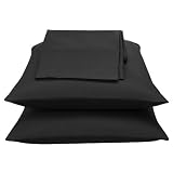 - Solid Black Sheet Set - Twin