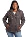Southpole Juniors Plus Size Contrast Color Lining Pea Coat with Free Gloves, Heather Grey, 3X