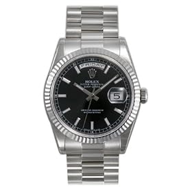 Click here to buy Rolex Oyster Perpetual Day-Date Mens Watch 118239-BKSP by Rolex.