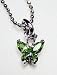 Crystal Butterfly Pendant Necklace with CZ Gemstones - ** Various Designs**