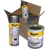 Best Price Meyer Sno Flo Paint - Black, 12 Cans, Model# 08676