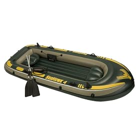 New 2009 Model Intex Seahawk 4 Boat Set - 4 Person 880 lbs Capacity
