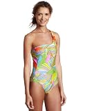 Trina Turk Women’s Deco Palms One Shoulder One Piece Swimsuit