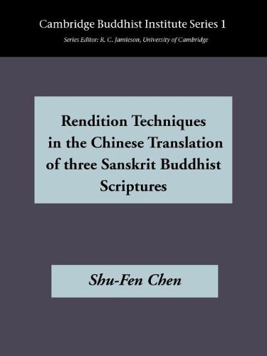 Rendition Techniques in the Chinese Translation of Three Sanskrit Buddhist Scriptures