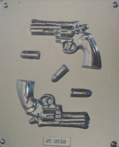 Pistol and Bullets Candy Mold