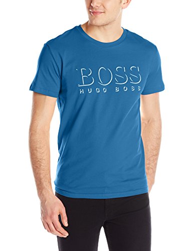 Amazon Hugo Boss Blue Tshirt BOSS HUGO BOSS Men's Short Sleeve