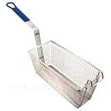 Deep Fryer Basket - Medium - Blue Handle