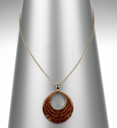 Abalone Loop Pendant Necklace