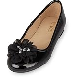 THE CHILDREN'S PLACE(ザ・チルドレンズプレイス) ラインストーンメッシュフラワーケーラバレエフラット シューズ 18cm【並行輸入】