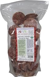 Paw Naturaw Organic Chicken Formula for Dogs, Medallions, 56-Ounce Zip Close Bags (Pack of 8)