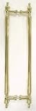 Top Knobs, Door Pulls - M818-18 pair, Back to Back Passage Door Pull in Polished Brass