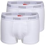 Puma BASIC BOXER 2er Pack Boxershorts weiß, Herrentextil abc:L