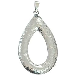 Pendant Necklace with Chain Sterling Silver Jewelry 2.25 inches (spers001pndt)