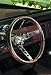 Classic Series Classic Foam Steering Wheel 13.5 in. Diameter 3.75 in. Dish Walnut Finish w/Anodized Aluminum Rivets Chrome 3-Spoke Design
