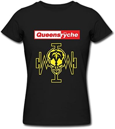 Women's Queensryche Gold Skull T shirts XXL
