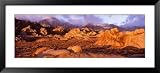 Dawn, Mt. Whitney, Alabama Hills, California, USA Framed Art Poster Print by Panoramic Images, 51x23
