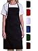 Bib Aprons-MHF Aprons-1 Piece Pack-2 Waist Pockets- New Spun Poly-commercial Restaurant Kitchen-(Wine)