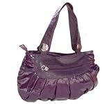 Deluxe Womens Hobo Shoulder Handbag - Purple